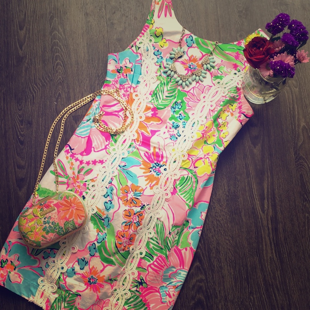 NWOT Lilly for Target Nosie Posey Shift Dress - 8